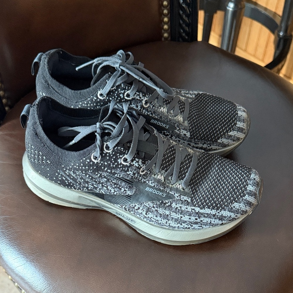 Brooks woman’s  Gray and Black Athletic Shoes